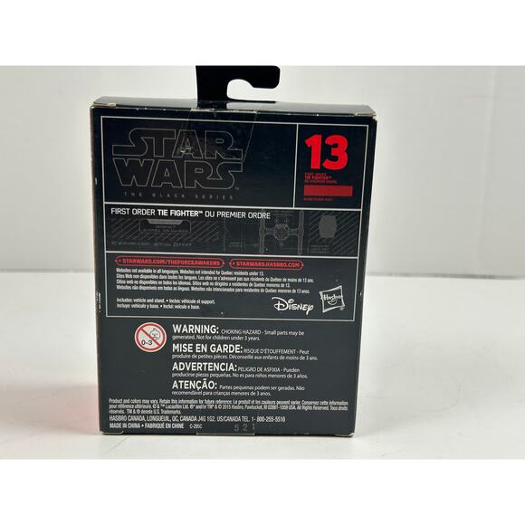 Star Wars Black Series Titanium First Order TIE Fighter Sealed w/ Box Wear - Picture 7 of 9